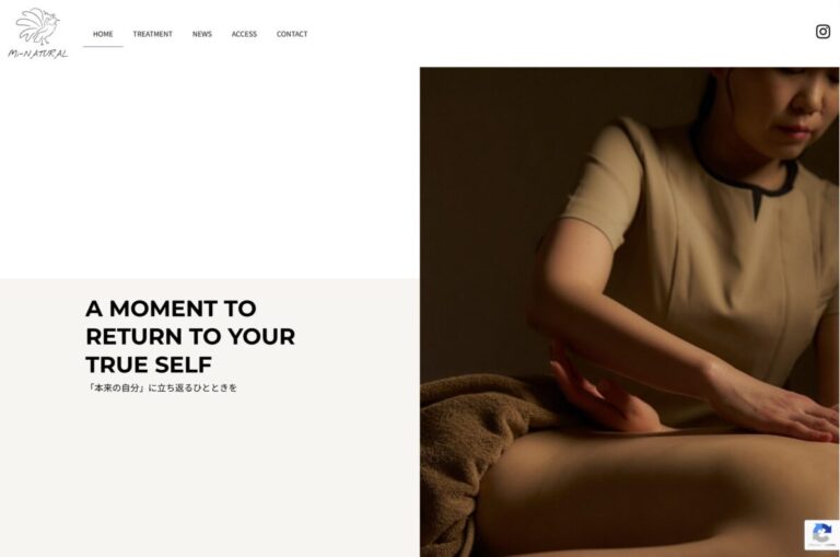 エステ・マッサージサロン、ロゴ制作、写真撮影、web制作、ポストカード制作担当しました